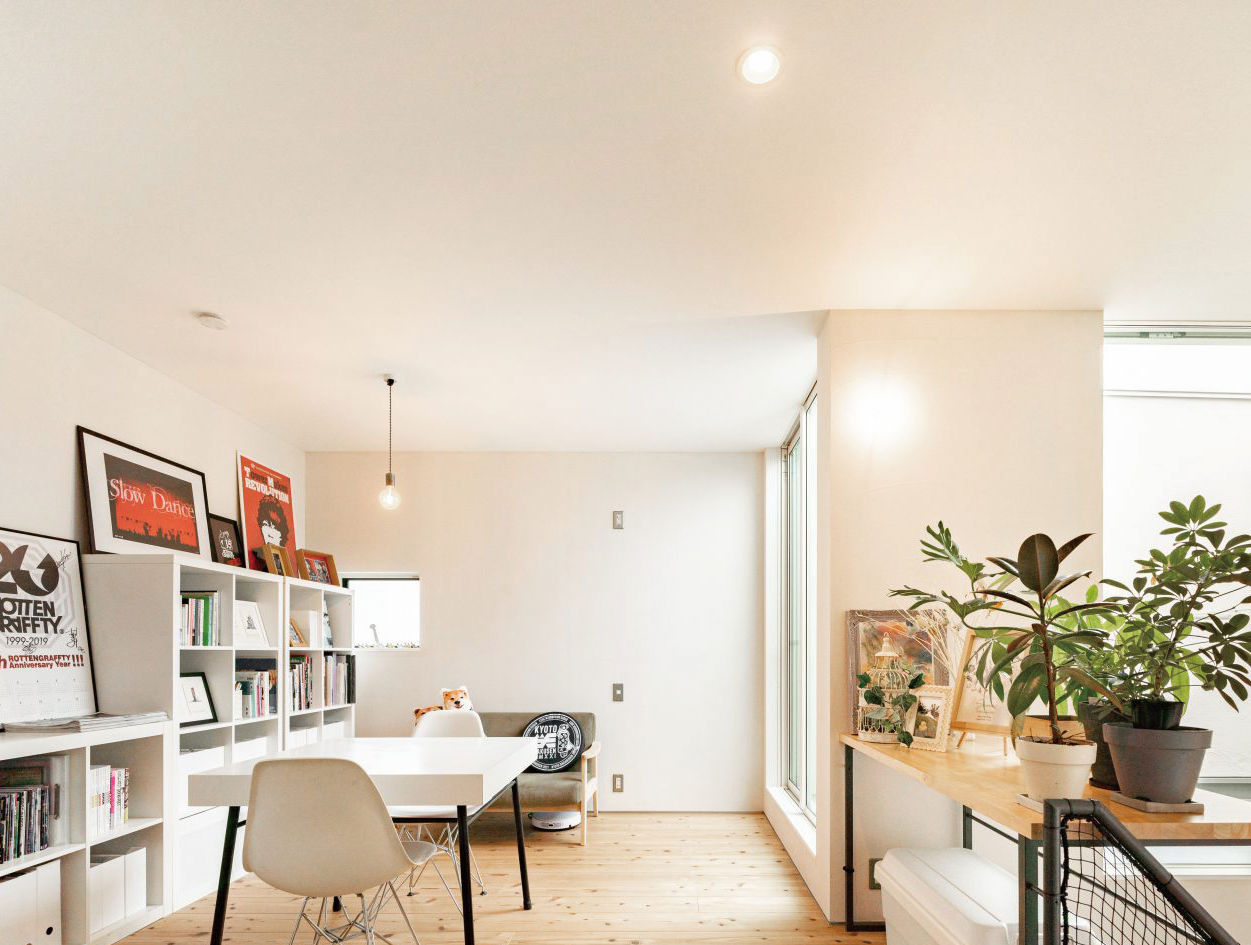 漆喰の塗り壁（内壁）